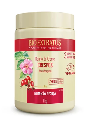 Bio Extratus - Banho de Creme Crespo 1kg Vermelho - BIO EXTRATUS