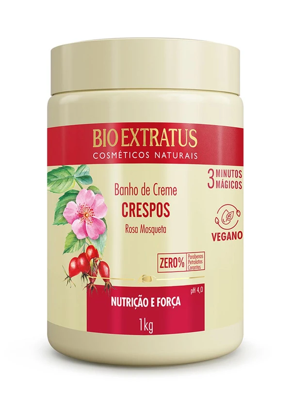 Bio Extratus - Banho de Creme Crespo 1kg Vermelho