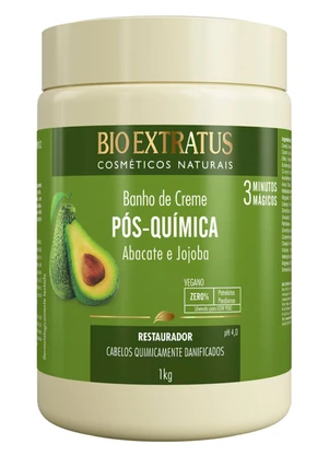Bio Extratus - Banho de Creme Pós Química 1kg Verde - BIO EXTRATUS