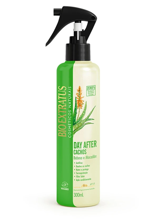 Bio Extratus - Finalizador Spray Day After Cachos 300ml Verde