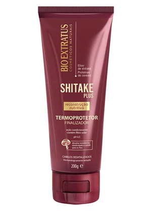 Bio Extratus - Finalizador Termoprotetor  Shitake 200g Marrom - BIO EXTRATUS