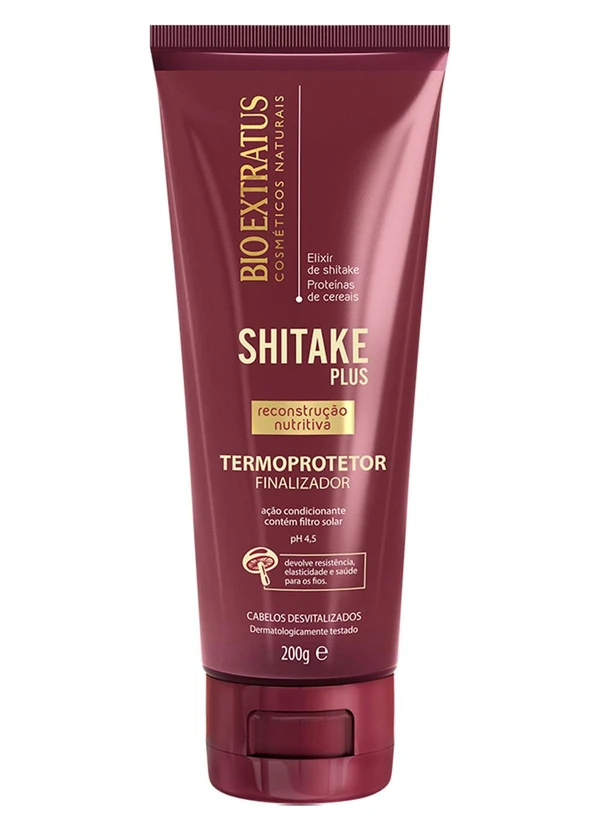 Bio Extratus - Finalizador Termoprotetor Shitake 200g Marrom