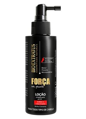 Bio Extratus - Loção Força com Pimenta 100 Ml Preto - BIO EXTRATUS