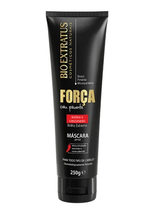 Bio Extratus - Máscara Força com Pimenta 250gr Preto - BIO EXTRATUS