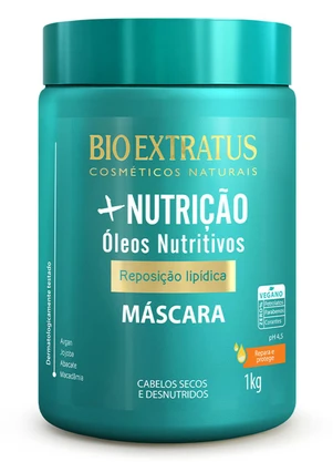 Bio Extratus - Máscara + Nutrição 1kg Verde - BIO EXTRATUS