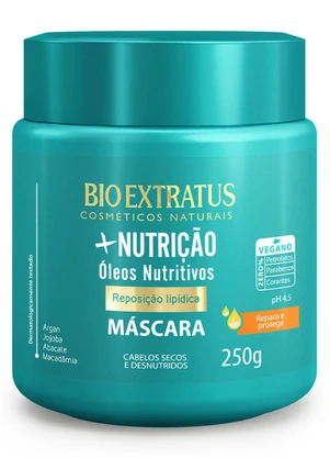 Bio Extratus - Máscara + Nutrição 250g Verde - BIO EXTRATUS