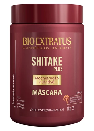 Bio Extratus - Máscara Shitake Plus 1kg Marrom - BIO EXTRATUS