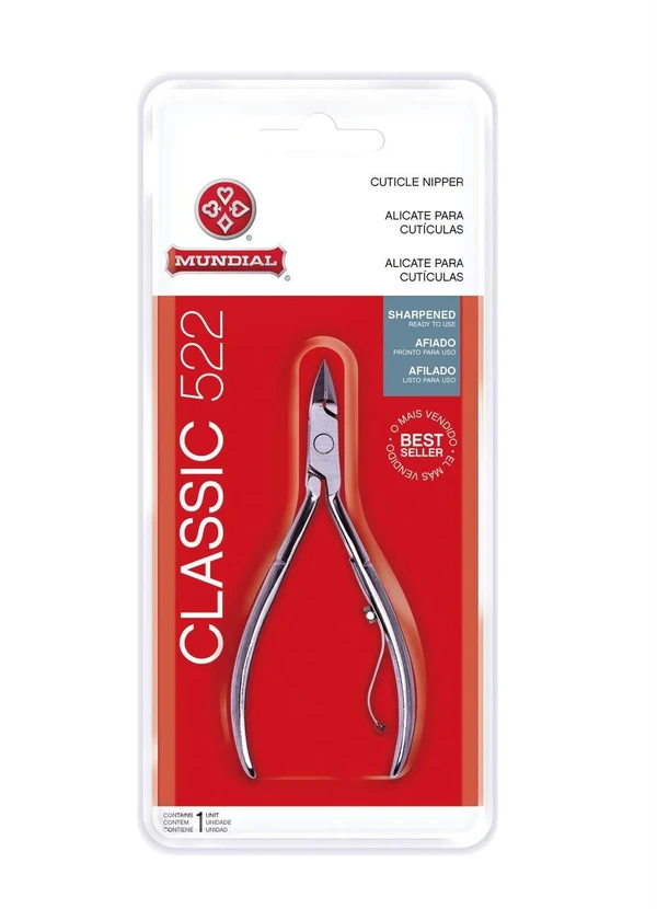 Mundial - Alicate para Cutículas Prata 1 Peça 2
