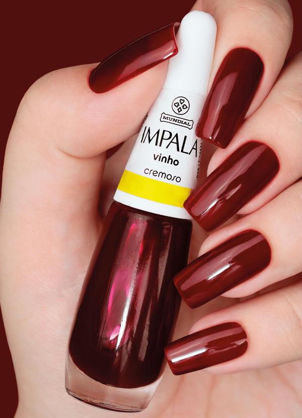 Impala - Esmalte Impala Vinho 1 Peça 2
