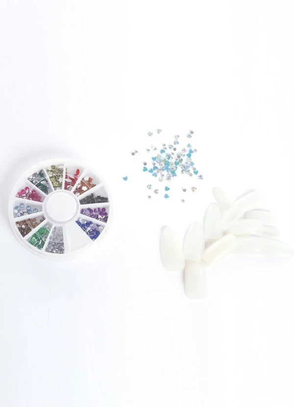 Lar e Lazer - Strass para Decorar Unhas 12 Peças 2