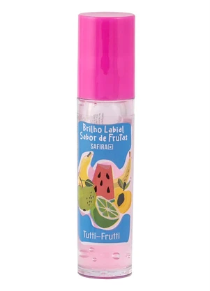 Lar e Lazer - Brilho Labial Safira Tutti-Frutti 5,5 Ml - LAR E LAZER