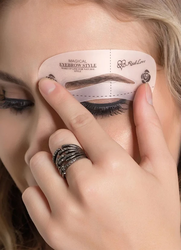 Lar e Lazer - Kit Moldes para Sobrancelha 6 Peças 4