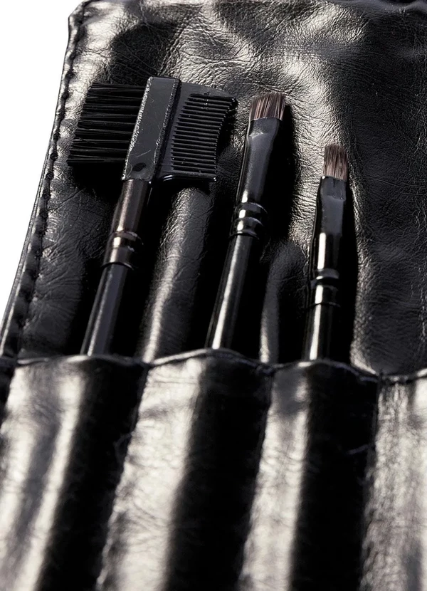 Mundo Lar - Kit Pincéis com Estojo Preto 7 Peças 4