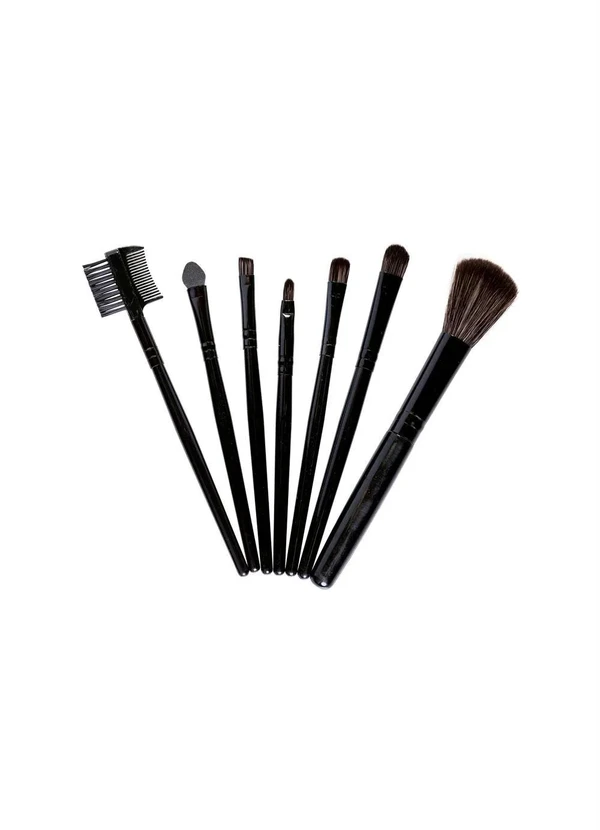 Mundo Lar - Kit Pincéis com Estojo Preto 7 Peças 6