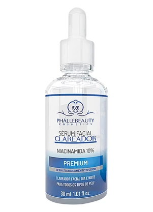 Lar e Lazer - Phállebeauty Serum Facial Clareador Noite e Dia - LAR E LAZER