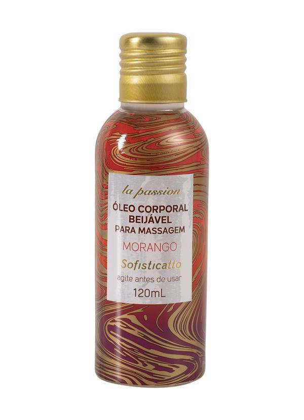 Lar e Lazer - Óleo Corporal Beijável para Massagem Morango