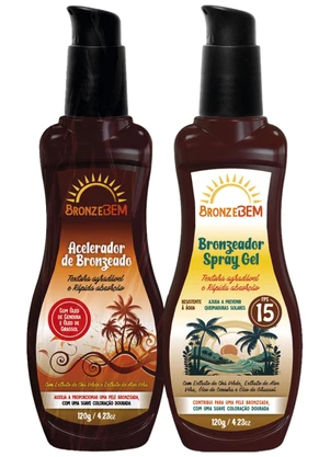 Lar e Lazer - Kit Bronzeador 2 Unidades - LAR E LAZER