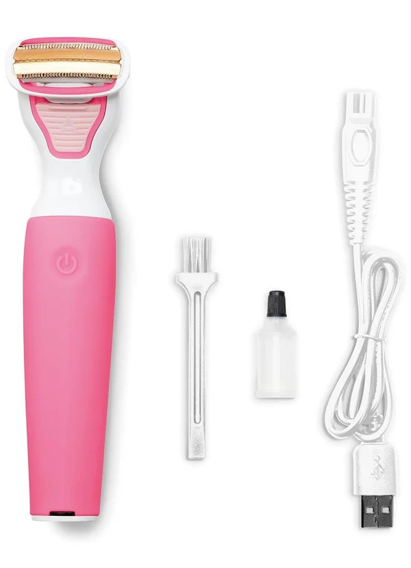 Multilaser - Aparador de Pelos Feminino Rosa 1 Peça 5