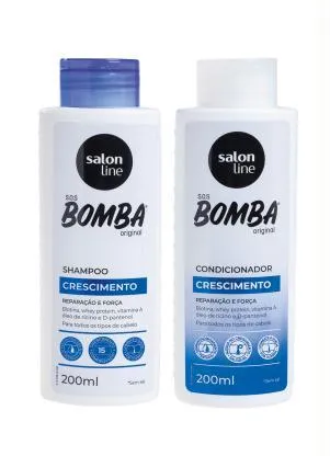 Lar e Lazer - Kit Shampoo e Condicionador S.O.S Bomba 200 Ml - LAR E LAZER