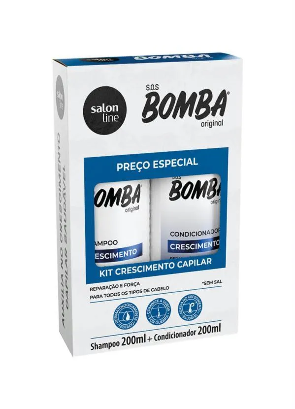 Lar e Lazer - Kit Shampoo e Condicionador S.O.S Bomba 200 Ml 2