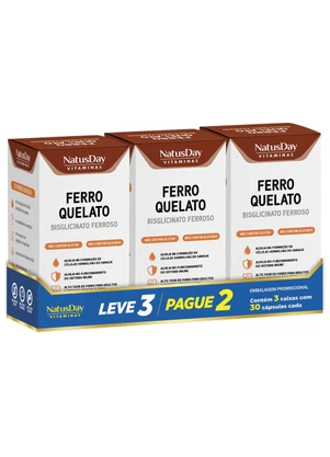 Lar e Lazer - Kit Ferro Quelato 3 Unidades - LAR E LAZER