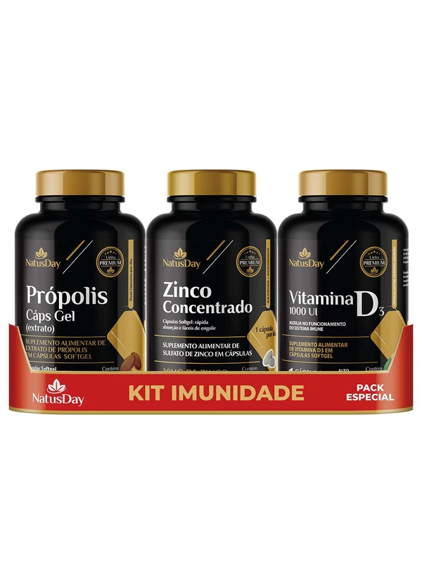 Lar e Lazer - Kit Imunidade 3 Unidades