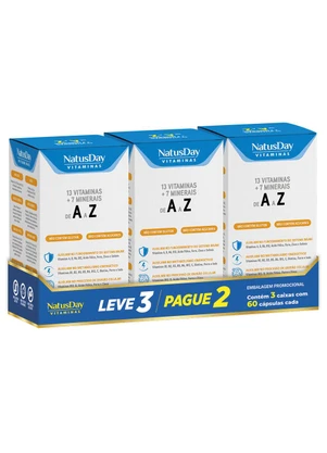 Lar e Lazer - Polivitaminico de a A Z 3 Unidades - LAR E LAZER