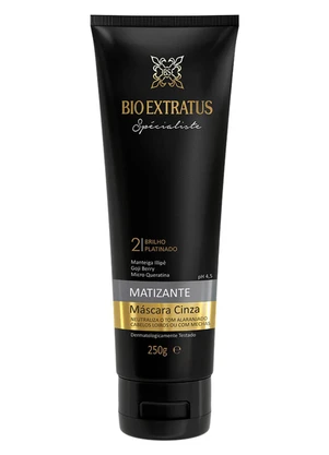 Bio Extratus - Máscara Spécialiste Matizante Cinza 250g Preto - BIO EXTRATUS