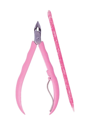 Mundial - Kit Manicure Rosa - 2 Peças - MUNDIAL