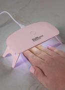 Mini Cabine Unhas Sun Uv Led Rosa 