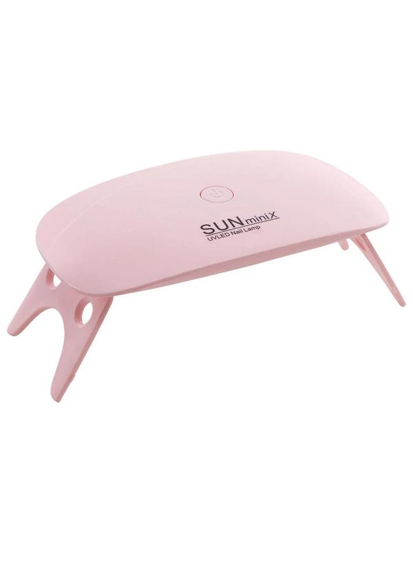 Mundo Lar - Mini Cabine Unhas Sun Uv Led Rosa 3