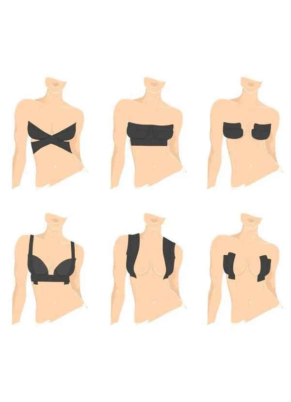 Lar e Lazer - Fita Adesiva Levanta Seios Preta 5 Metros 2