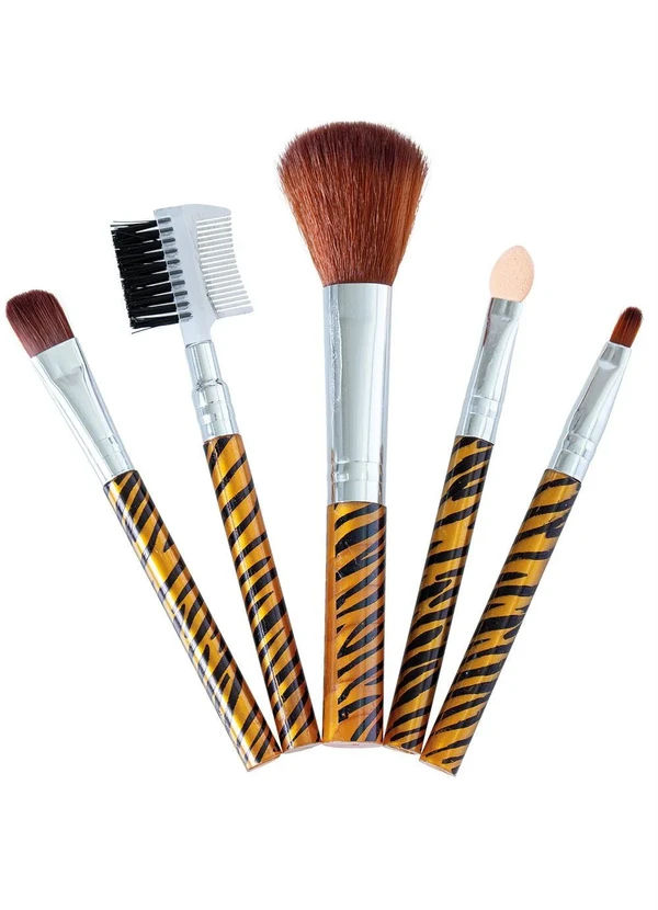 Lar e Lazer - Kit Pincéis para Maquiagem 5 Peças