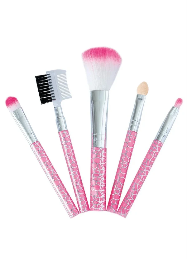 Lar e Lazer - Kit Pincéis para Maquiagem 5 Peças 2