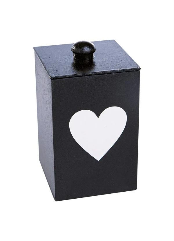 Lar e Lazer - Organizadores com Tampa Coração 2 Peças