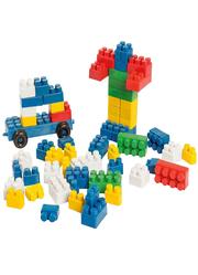 Brinquedo de Blocos Brinque e Monte 72 Peas