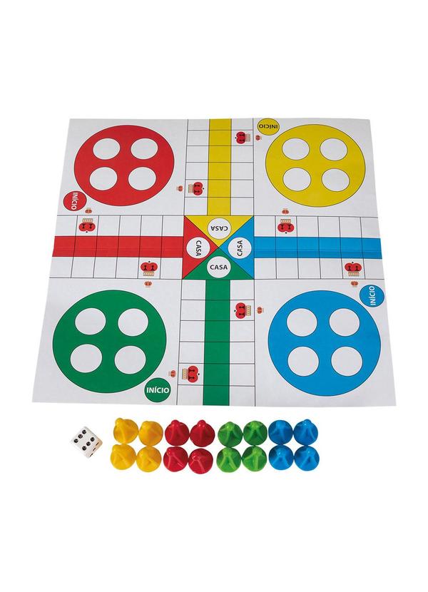 Mundo Lar - Jogo Ludo Colorido 18 Peças 2