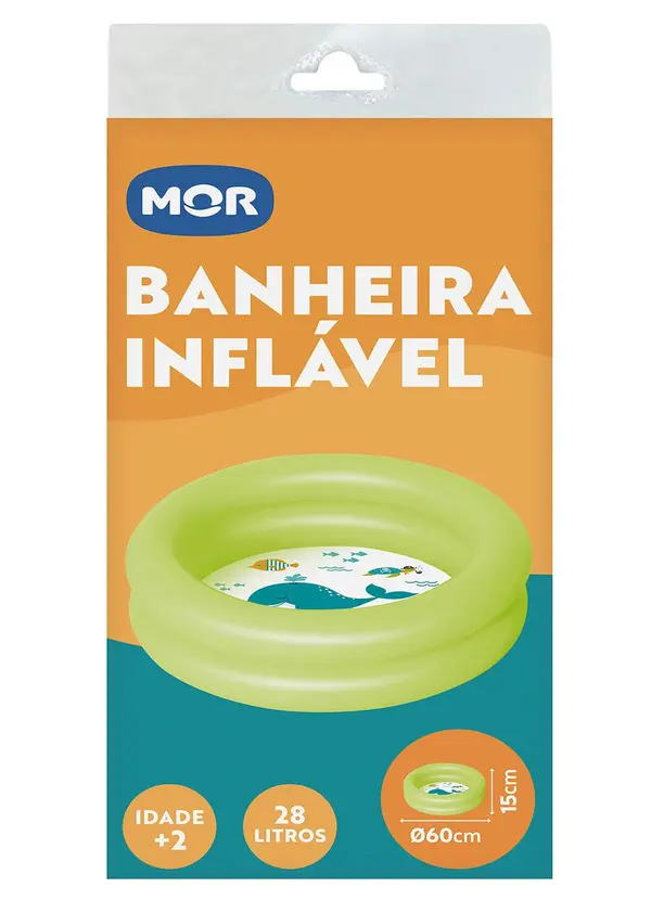 Mor - Banheira Inflável Infantil Sortida 28 Litros 5