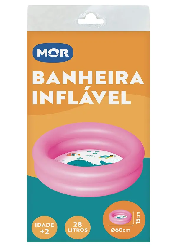 Mor - Banheira Inflável Infantil Sortida 28 Litros 7