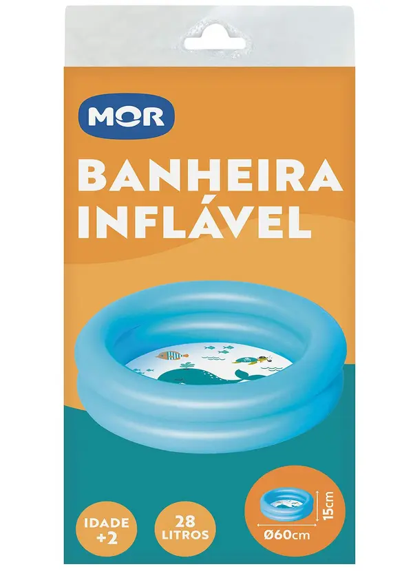 Mor - Banheira Inflável Infantil Sortida 28 Litros 8