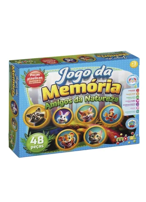 Lar e Lazer - Jogo da Memória Amigos da Natureza Colorido - LAR E LAZER