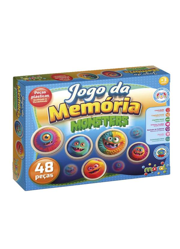 Jogo da Memria Monsters (Colorido)