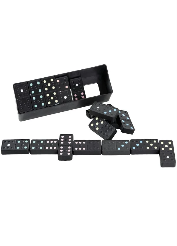 Lar e Lazer - Jogo de Dominó Em Plástico 28 Peças 2