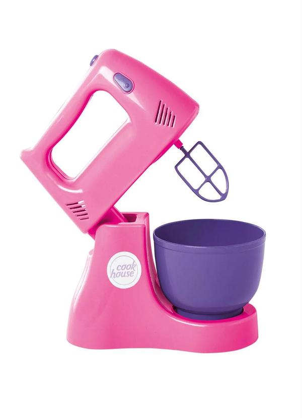 Lar e Lazer - Batedeira Rosa em Plástico 2 Peças 2