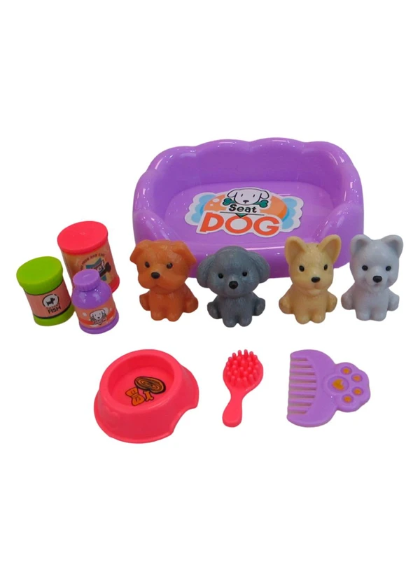 Lar e Lazer - Boneco Pet e Acessórios 11 Peças