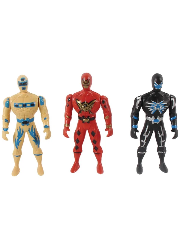 Lar e Lazer - Bonecos Heróis 3 Peças