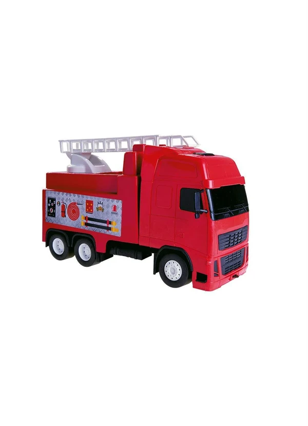 Lar e Lazer - Caminhão Bombeiro Vermelho 1 Peça