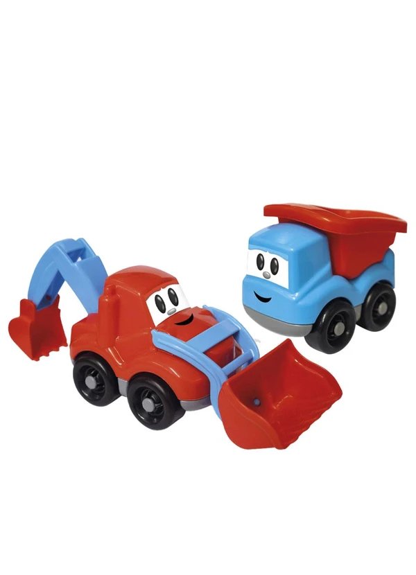 Lar e Lazer - Maxi Baby - Caçamba e Escavadeira Colorido