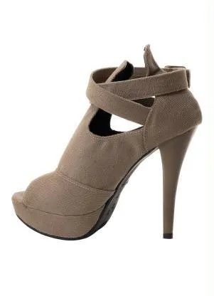 Perfecta - Ankle Boot Bege em Camurça - PERFECTA