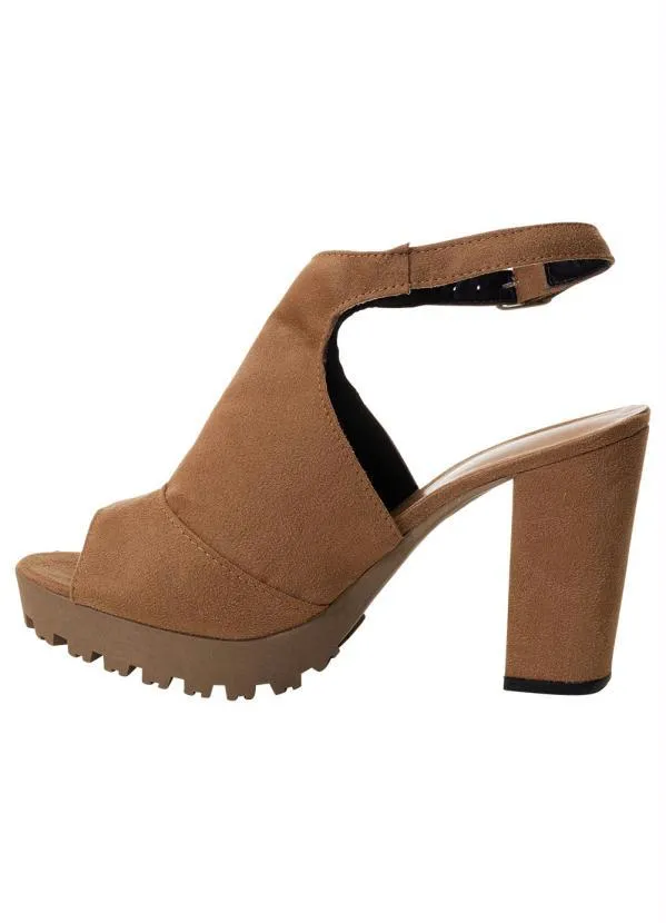 Perfecta - Ankle Boot Caramelo em Camurça 3